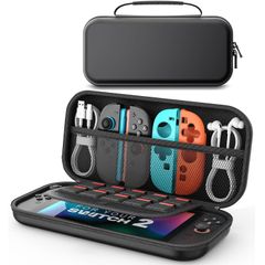 Brand New Switch 2 Case/Storage Bag for Switch 2025, Shockproof and Waterproof, Large Capacity, Holds 10 Game Cards, Travel Carrying Set, and Small Accessories, Convenient to Carry