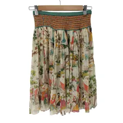 ツモリチサト TSUMORI CHISATO シルク100 総柄シースルースカート レディース JPN：2 のサムネイル