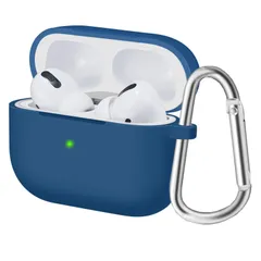 【特売】YOFITAR AirPods Pro/AirPods Pro 2 用 ケース (2024/2023/2022/2019) エアーポッズ プロ 第2世代 シリコンケース 全面保護カバー 落下防止 耐衝撃 装着充電可能 防水 防塵 カラビナ付き AirP