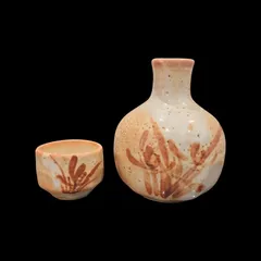無地志野徳利　徳利　志野織部　酒器　出土品　発掘品 無地志野徳利徳利志野織部酒器出土品発掘品