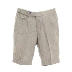 【中古】ジェルマーノ GERMANO Trendy リネン ショートパンツ グレージュ系【サイズ46】【メンズ】のサムネイル