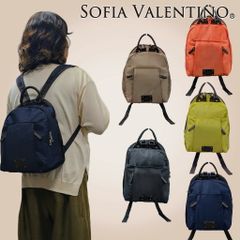 【軽量リュック】ソフィアバレンティノ SOFIA VALENTINO B5対応 コンパクト 撥水 男女兼用 通勤 通学 小物収納 シンプルデザイン お出かけバッグ 49F8-00