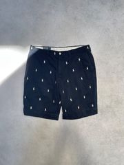 【ポニーロゴ 刺繍ショーツ】Ralph Lauren　ラルフローレン　チノショーツ　ポニーロゴショーツ