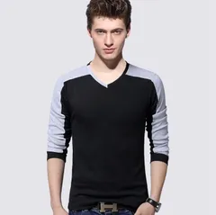 ロンT メンズ トップス カットソー Vネック インナー Tシャツ 長袖 長袖tシャツ ティーシャツ きれいめ おしゃれ　カジュアル 春服 春