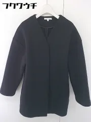 ◇ THE SHOP TK ザ ショップ ティーケー 長袖 ノーカラー コート サイズM ブラック レディース  【中古】 【1201130003186】