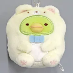 【中古】キーホルダー ぺんぎん? おうちでくまカフェ ボールチェーン付きぬいぐるみ 「すみっコぐらし」