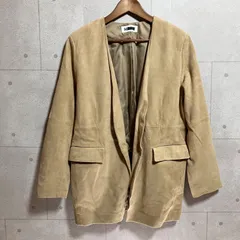 ビューティーアンドユース　ノーカラー半袖ジャケット　新品未使用　M ビューティーアンドユース ノーカラー半袖ジャケット 新品未使用