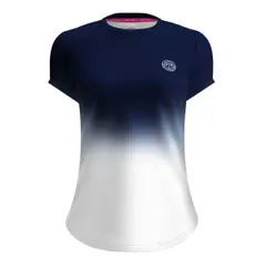 BIDI BADU(ビディバドゥ) ジュニア(ガールズ) CREW グラディエント ゲームシャツ 「定番」 G1620002-DBLWH ダークブルー×WH(23y2mテニス)【メール便発送】(310519807)