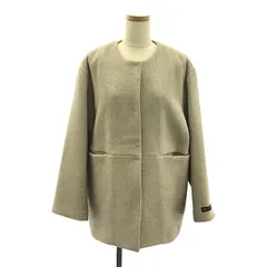 JOURNAL STANDARD relume / ジャーナルスタンダードレリューム | 2023AW | スーパーファイン ビーバー クルーネック コート | 38 | ベージュ | レディース