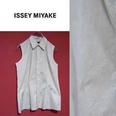【月】ISSEY　MIYAKE　132 5.　麻混トップス/チュニック 月様 専用】ISSEY MIYAKE 132 5. 麻混トップス/チュニック - メルカリ