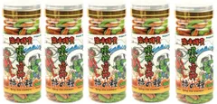 柿の種 風神雷神 110g 5個セット わさび 唐辛子 激辛 おつまみ 柿の種 ハッピーカンパニーのサムネイル