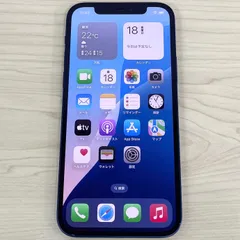 【バッテリー100%】iPhone12 128GB ブルー SIMフリー 21284