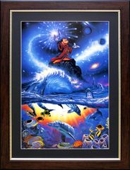 ラッセン ディズニー ポスター「ミッキーマウス/ソーサラー オブ ザ シーズ」アート 絵画 インテリア Disney