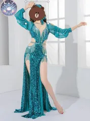 新品 未使用 新作 ベリーダンス サイーディ オリエンタル衣装BALADISHAABIオーダーメイド