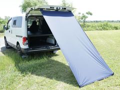 【数量限定アウトレット・旧仕様】NV200バネット バン ESバックドアタープ ブルー ESリアパイプラックセット