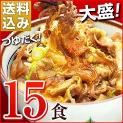 【日東ベストの牛丼DX 185g×15パック】 冷凍 牛丼の具 牛丼の素 牛丼 業務用 冷凍食品 まとめ買い