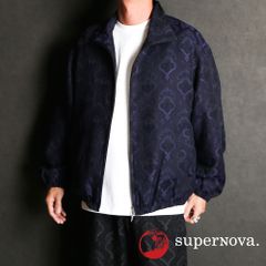 【superNova./スーパーノヴァ】Track jacket - Damask jacquard - Purple / トラックジャケット - ダマスク ジャガード / SN-511B【ユニセックス】