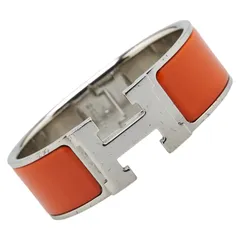 【極美品】エルメス Hバングル クリッククラック GM GP シルバー×オレンジ 楽天市場】【HERMES】エルメス クリッククラック GM Hバングル