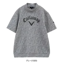 キャロウェイ スウェット ロゴプリントハーフゲージ半袖スウェット C24217103 メンズ Callaway ゴルフウェア 2024秋冬モデル 日本正規品