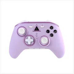 アローン(Allone) ゲーム機用ワイヤレスコントローラー パープル 16×4×11cm Switch／Switch Lite／有機EL対応 連射機能 オートスリープ機能 有線・無線どちらも可 パステルカラー 軽い かわいい ALG-NSPCWCPP 1