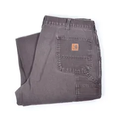 W38 良品 Carhartt カーハート ペインター パンツ carharttカーハート ダック地 ペインターパンツ ペンキ飛び 黒