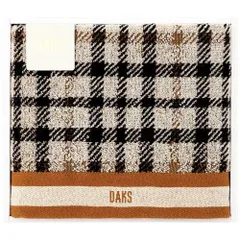 【新品・3営業日で発送】ダックス DAKS ダブルハウスチェック バスタオル