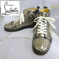 美品⭐️ルブタン ハイカットスニーカー グリッター ラメ メンズ 27cm