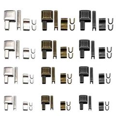 YFFSFDC ジッパープル 部品 ラッチ スライダー ジッパー修理キット 3色 スライダー リテーナー 挿入 ピンジッパーボトム 蝶棒 ジッパー交換キット 4サイズ ＃3 ＃5 ＃8 ＃10 （24セット） ブランド: YFFSFDC
