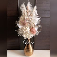 164【ご依頼品】パンパスグラス　ドライフラワー　ブーケ　くすみピンク