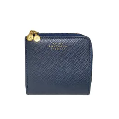 新品未使用✨SMYTHSONスマイソン　ミニウォレット　クロコ型押し　ネイビー 351211255_2.jpg