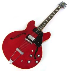 R.K Herby アールケーハービー ES-335 チェリー ジャパンビンテージ セミアコ セミアコースティックギター エレキギター ※中古