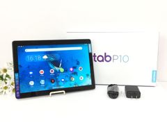 【美品】Lenovo Tab P10 TB-X705L ZA450034JP 10.1インチ 32GB オーロラブラック Android タブレット 動作品