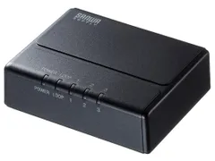 【新品・2営業日で発送】SANWASUPPLY サンワサプライ ギガビット対応 スイッチングハブ(3ポート・マグネット付き）　LAN-GIGAP301BK