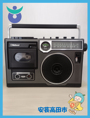 14-5　ナショナル ラジカセRQ-556 ラジオカセットプレイヤー リモコン有  昭和レトロら
