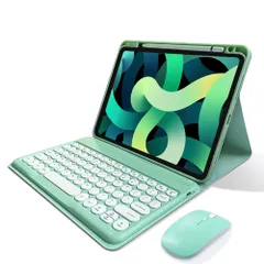 【迅速発送】マウス付き iPad Air 11インチ M3/M2 (2025/2024)/10.9インチ iPad Air 第5/4世代 キーボードケース 丸型キー Apple Pencil 充電対応 iPadPro11 第4/3/2/1世代 キーボード カバ