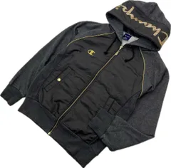 Champion ☆ スポーツジャケット ジップアップ パーカー ブラック M ランニング スポーツ トレーニング 人気 定番 チャンピオン■BK128