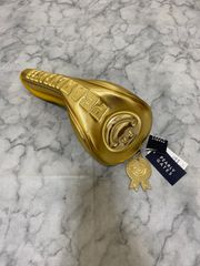 PEARLY GATES ゴールド スパイクシューズ PEARLY GATES☆スパイクレス ゴルフシューズ☆厚底☆ベージュ系