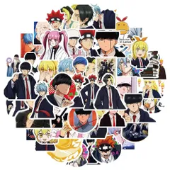 防水ステッカースーツケース/ギター/ノートブック用DIYステッカー子供学生誕生日プレゼント マッシュル for 50枚 シール