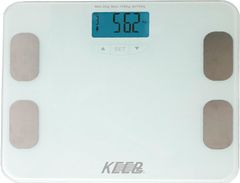 マクロス 「KEEPs」 体重体組成計 カラダスケール ホワイト MEHR-10WH ( 1台入 )