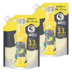レノア ハピネス アロマジュエル 香り付け専用ビーズ シトラス＆ヴァーベナ 詰め替え 1,410mL ×2袋【まとめ買い】 [大容量]