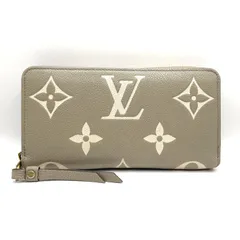 【476】極美品 LOUIS VUITTON/ルイヴィトン アンプラント ジッピーウォレット M69794 ラウンドジップ/ファスナー/長財布 ベージュ