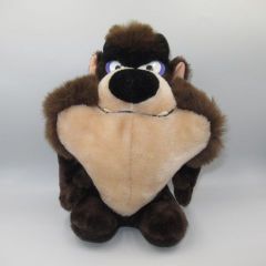 1981 80's Vintage Looney Tunes Tasmanian Devil Figure Doll Plush Toy