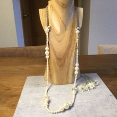 チャンルー ネックレス ミルクガラス マザーオブパール CHAN LUU 