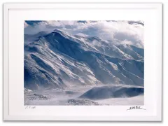 アートフォト 絵画 壁掛け 荒れる別山/白山/インテリア 壁掛け 額入り 額装込 風景画 油絵 ポスター アート アートパネル リビング 玄関 プレゼント モダン アートフレーム おしゃれ 飾る Mサイズ