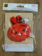 ちいかわ ぬいぐるみミラー キーホルダー（ちいかわ フラッシュ 鏡 キーリング)