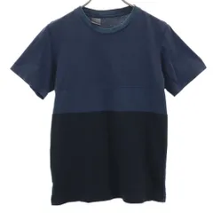 エヌハリウッド 日本製 半袖 Tシャツ 36 ネイビー系 N.HOOLYWOOD メンズ 古着 【240414】 メール便可