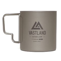 チタンマグカップ ダブル 450ml VASTLAND（ヴァストランド）