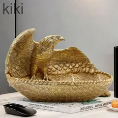 きらきらゴールド 鷹のオブジェ ホーク