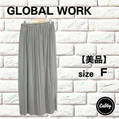 【美品】GLOBAL WORK グローバルワーク プリーツスカート F