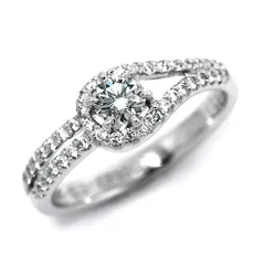 2024年最新】婚約指輪 プラチナ ダイヤモンド ダイヤ リング 0.3ct